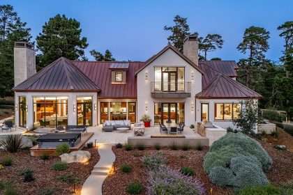 Weathertech Founder's Stunning 7 Bedroom Pebble Beach Home In Lush Greenery