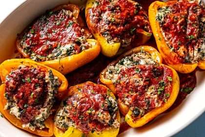 6 Stuffed Pepper Recipes With Meat, Lentils, Rice, And More