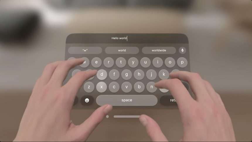 Apple Vision Pro Virtual Keyboard Slammed As 'completely Obsolete'