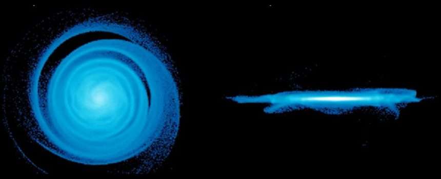 Astronomical First Discovery Of Oldest Known Spiral Galaxy With Pond Like