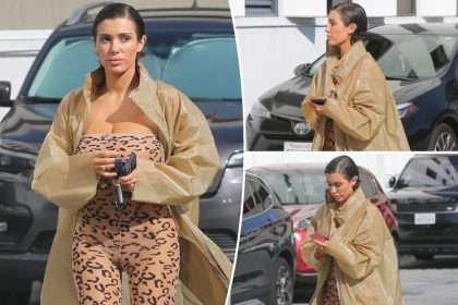 Bianca Censoli Goes On The Wild Side In An Animal Print