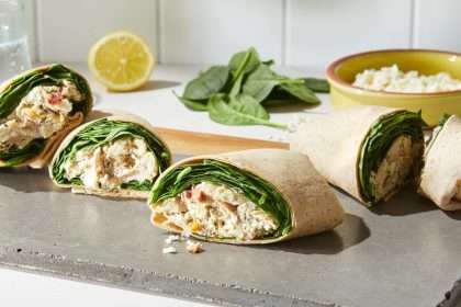 Chicken, Spinach And Feta Wrap Eatingwell
