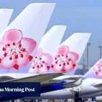 China Airlines Passenger Plane Bound For Hong Kong Makes A