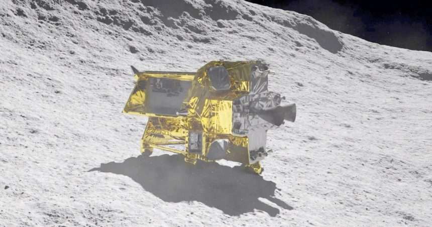 Japan's Lunar Lander Lands, But Malfunctions Due To Power Failure