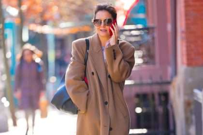Katie Holmes' $495 Wool Coat Is Cozy, Chic, And Timeless: