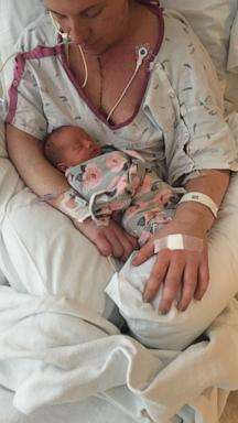 Mother Says 'miracle' Baby Saved Her Life When She Was