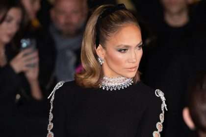 Paris Fashion Week Front Row: Jennifer Lopez At The Valentino