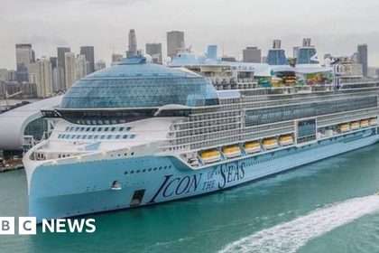 Sea Icon: World's Largest Cruise Ship Sets Sail From Miami