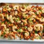 Sheet Pan Coconut Shrimp And Sweet Potato Recipe