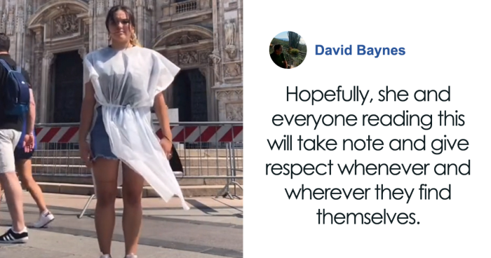 Woman Subjected To 'dress Code' After Visiting Famous Milan Church