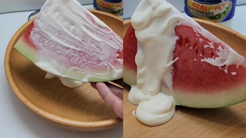 Would You Like To Put Mayonnaise On Watermelon?netizens React To