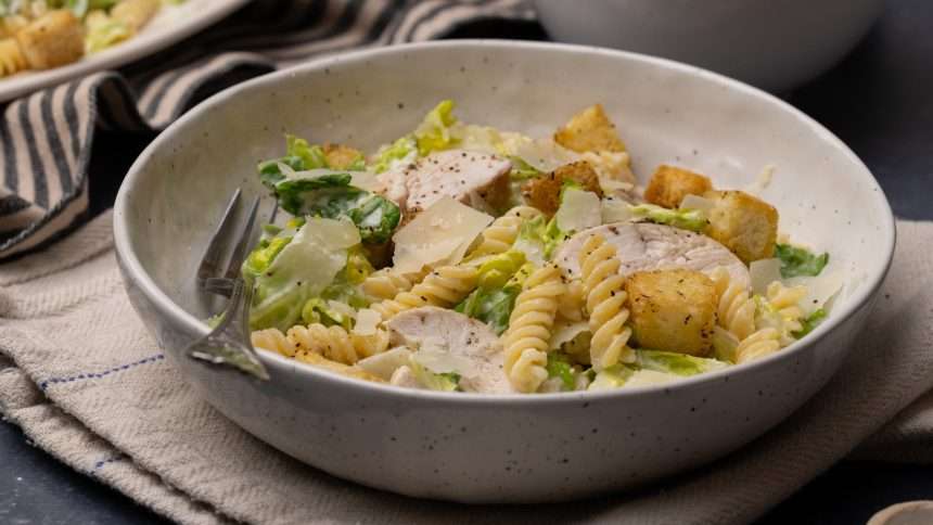 Caesar Chicken Pasta Salad Recipe
