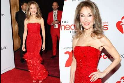 Susan Lucci, 77, Shines In A Red Strapless Dress At