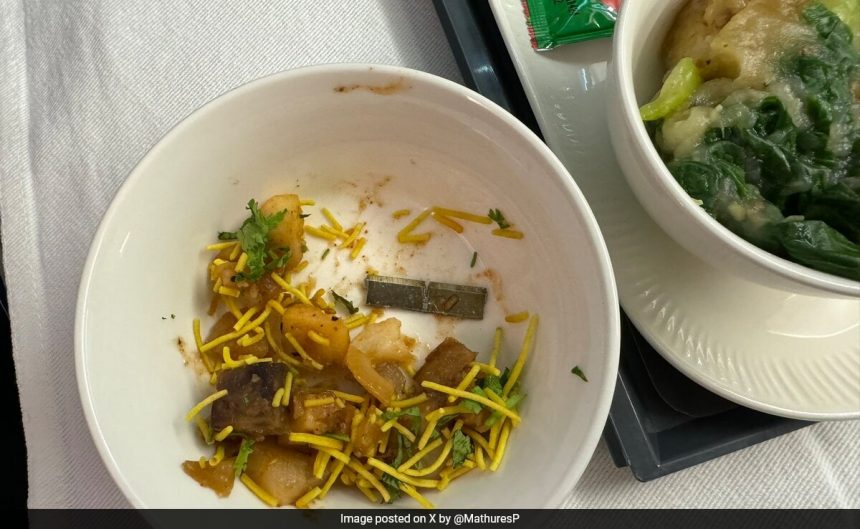 Air India Passenger Finds Knife In In Flight Meal, Airline Responds