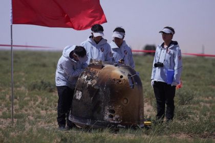 China's Lunar Probe Returns To Earth With First Samples From