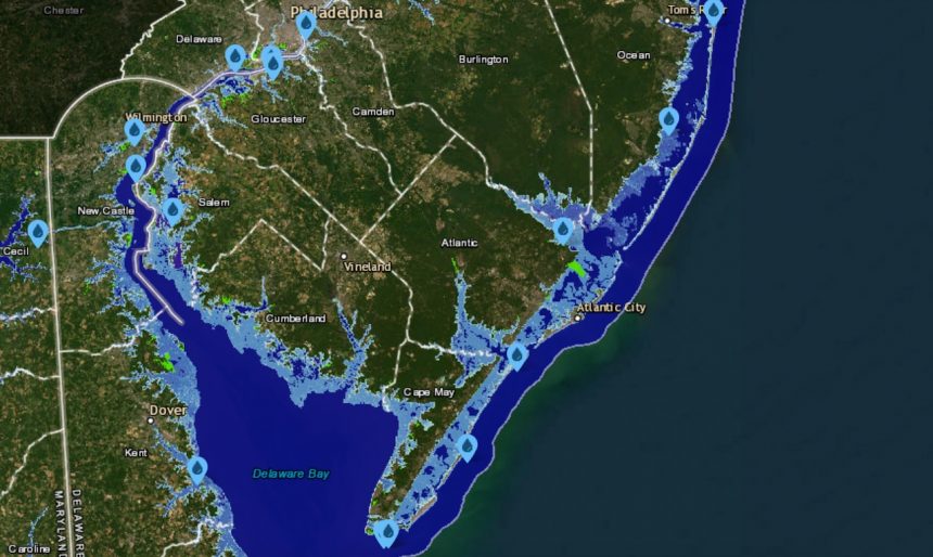 Map Shows What Parts Of New Jersey Will Be Underwater