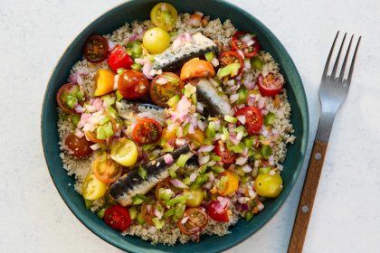 Recipe For Grain Bowl With Sardines And Sauce
