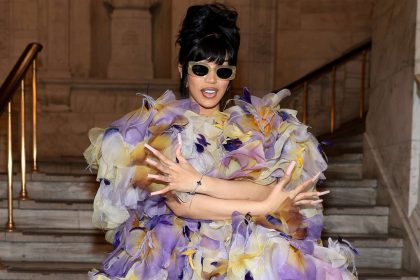 Cardi B Wows Audiences With Fabric Explosion At Marc Jacobs