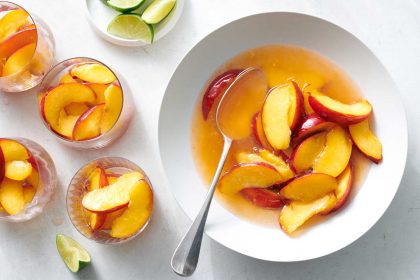 Nectarines In Lime Syrup Recipe