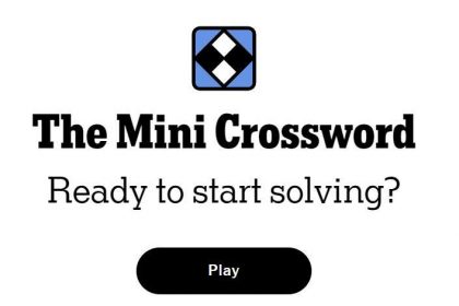Today's Nyt Mini Crossword Clues And Answers For Monday, July